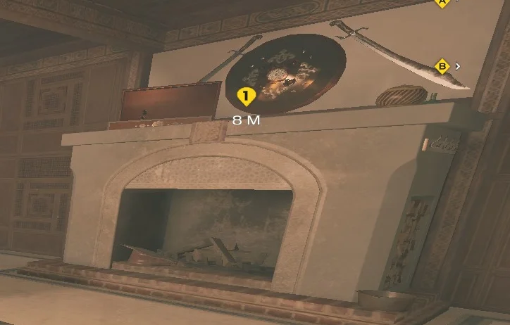 1F Sitting Room - On top of Fireplace