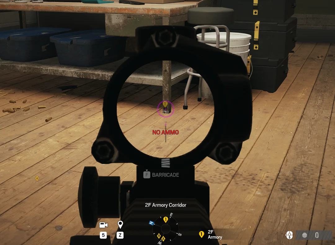 Get on top of armory cabinet on oregon
