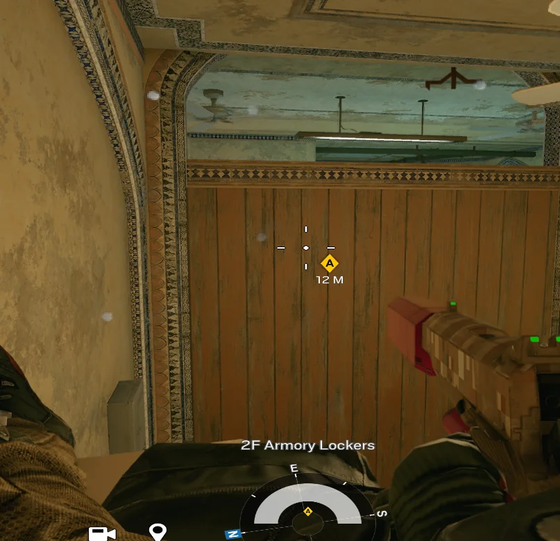 2F Archives/Armory, Wall