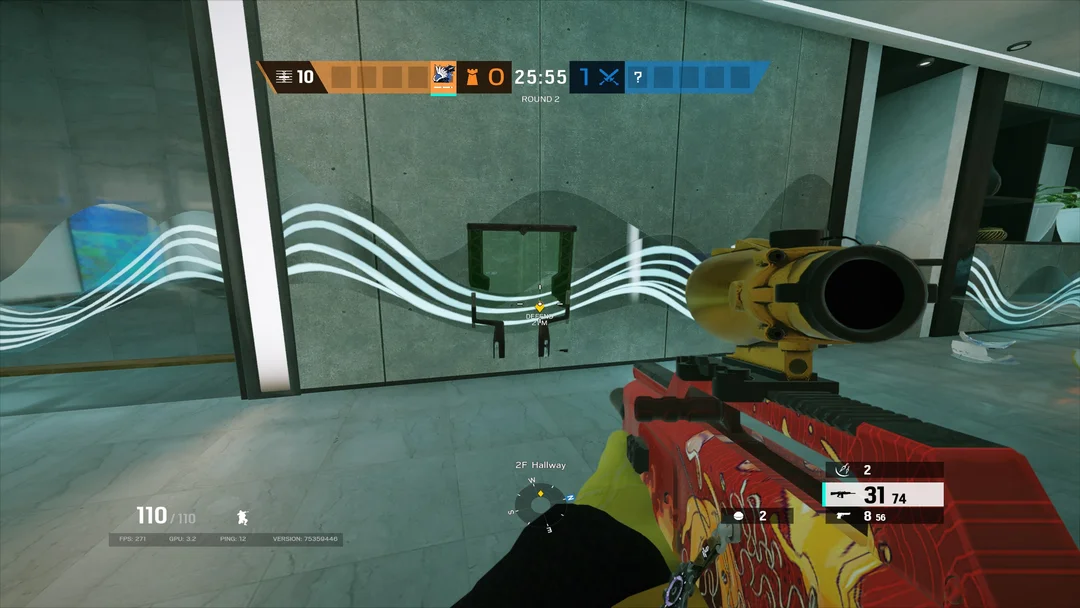 Theater Hallway inside of Wall Rappel Breach